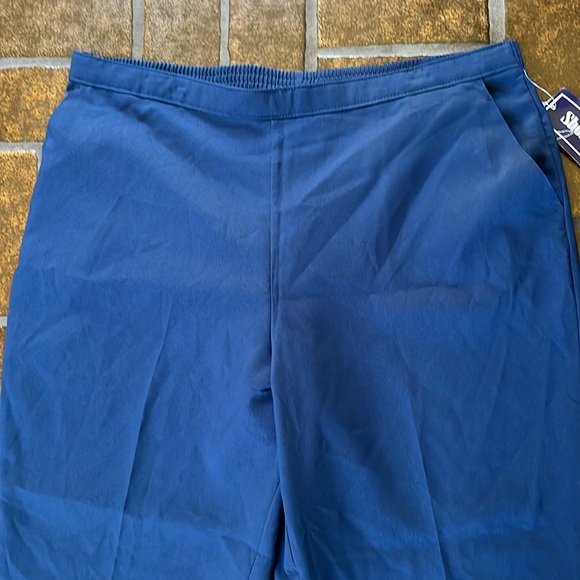 🛍 6 for $35 • NWT Laura Scott Navy Blue Pull On Polyester Pant - Picture 4 of 12
